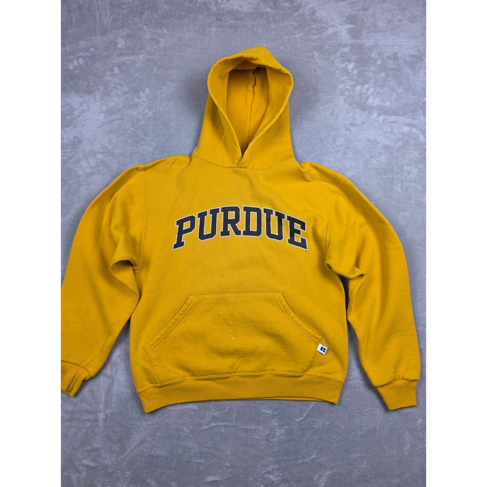 Vintage Russell Athletic Hoodie Women S Purdue University Pullover Sweatshirt